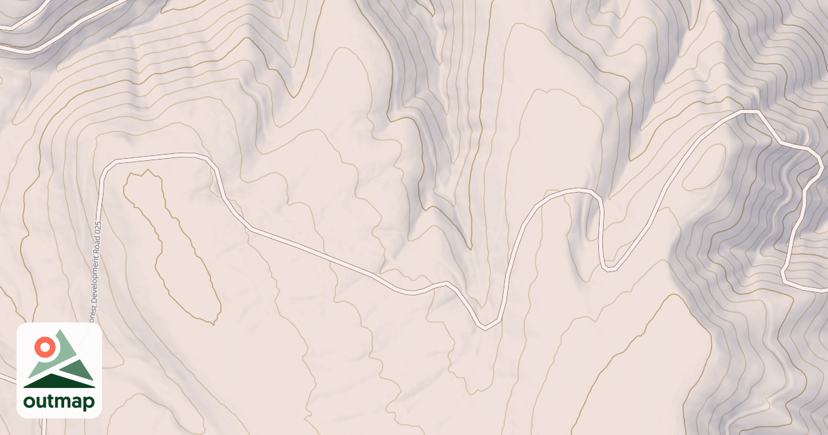 Map of USFS National Forest System Roads {B2192134-4FE0-4B0F-8BF1-B1FC27950A1B}
