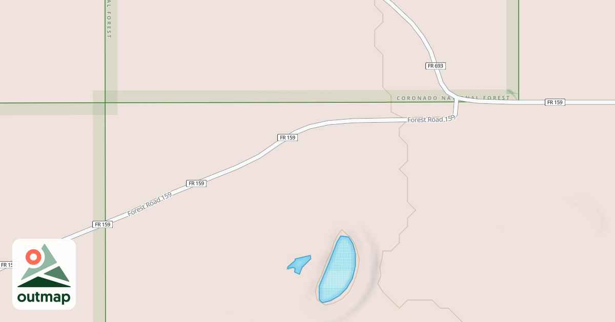 Map of W. HIGH CREEK