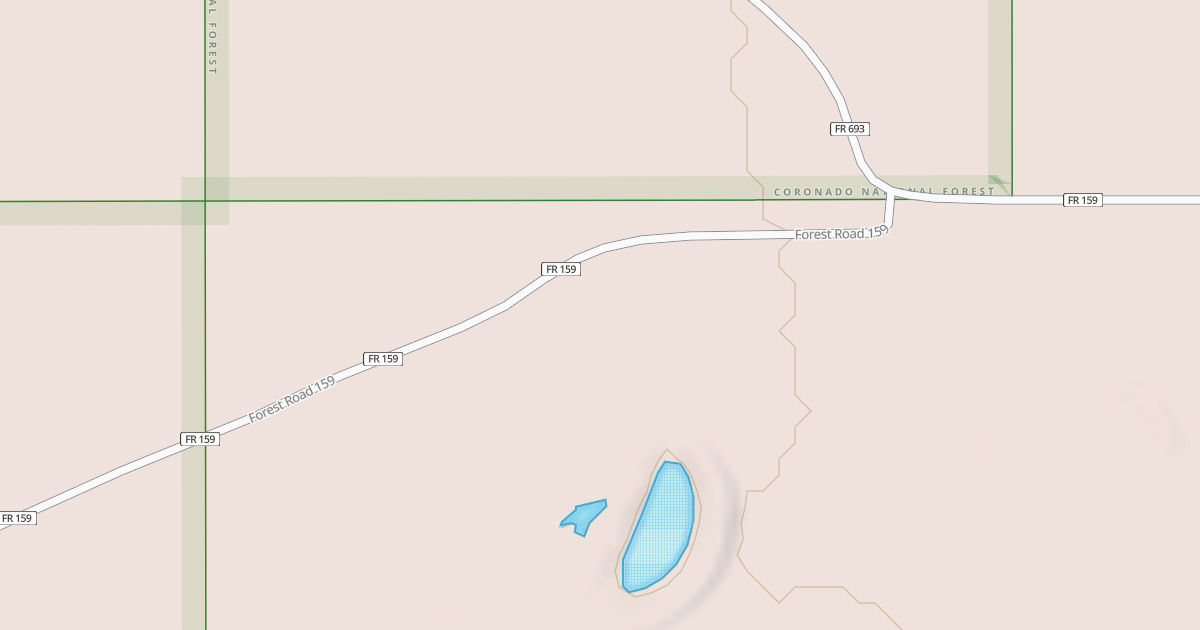 Map preview of W. HIGH CREEK