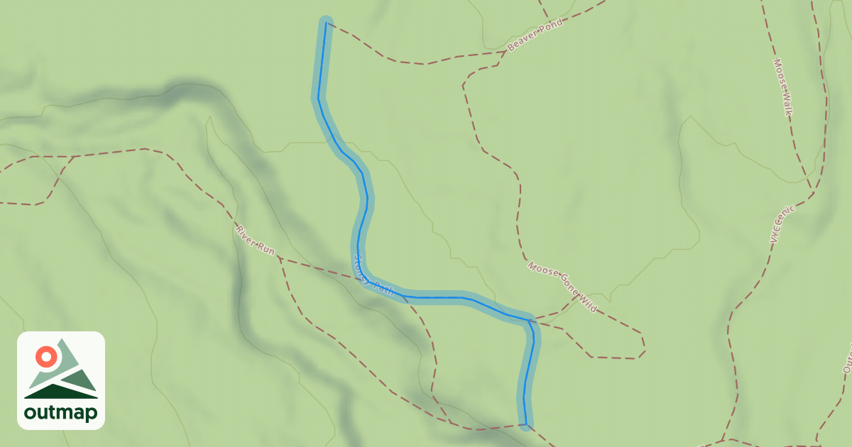 Map of Stoney Path