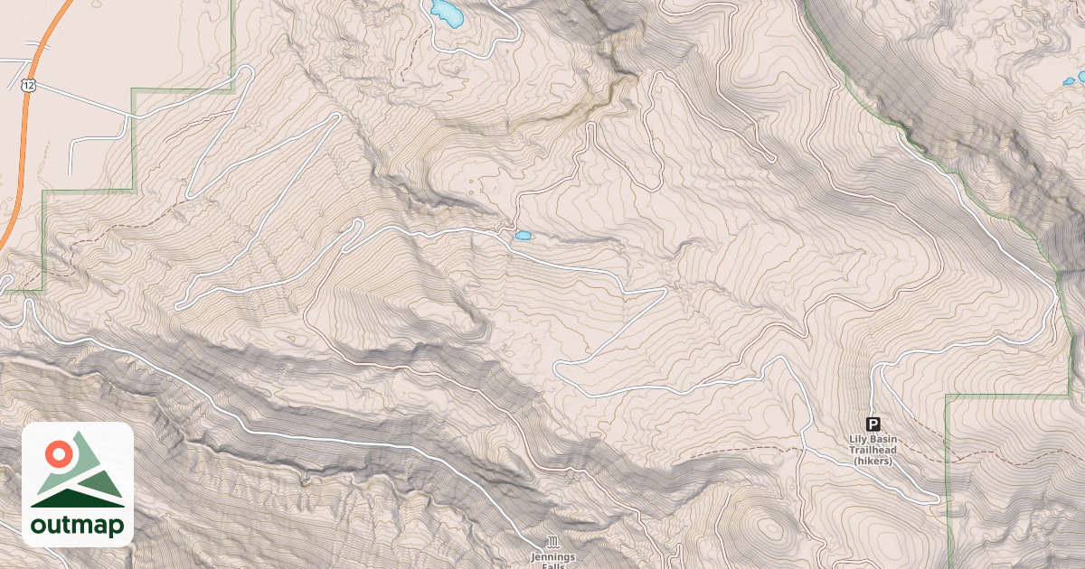 Map of HAGER CREEK