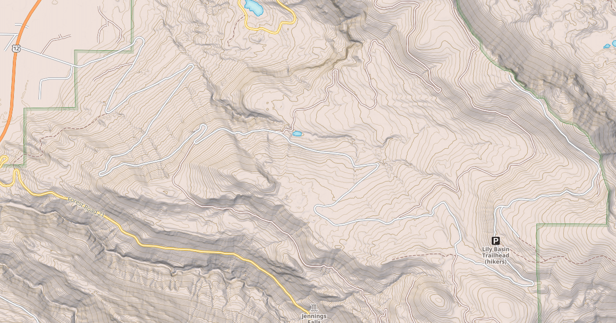 Map preview of HAGER CREEK