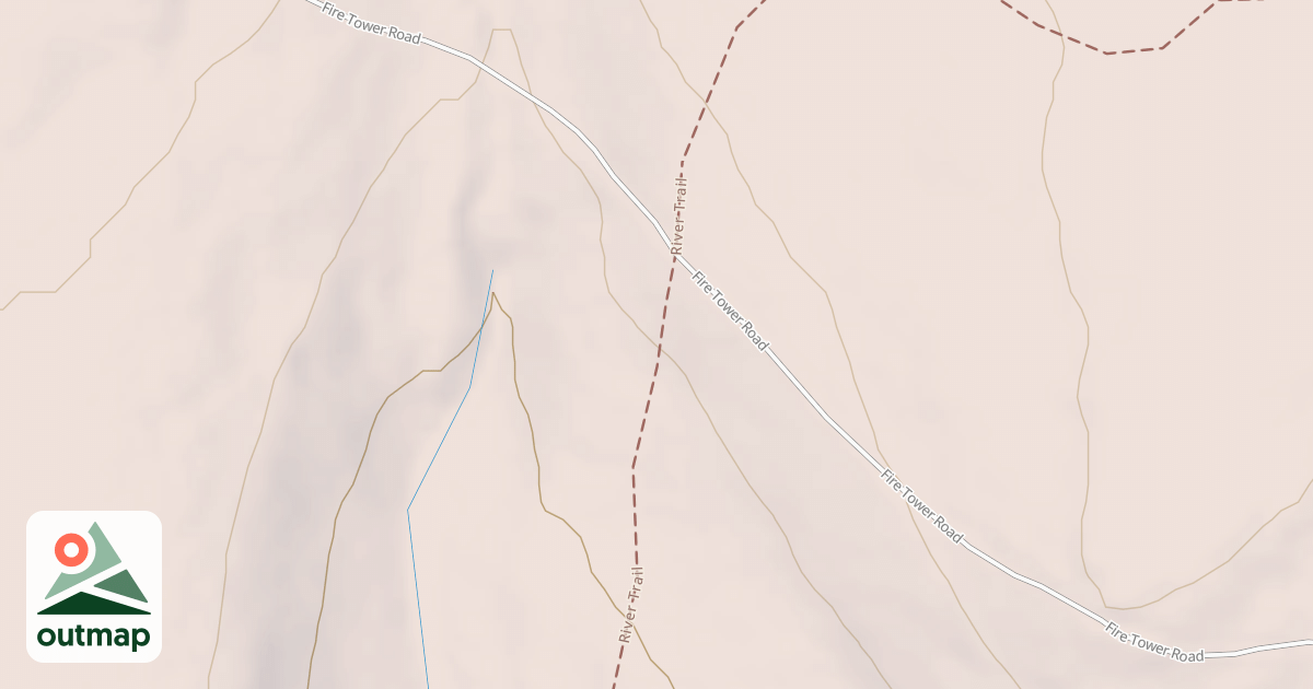 Map of Cook Forest State Park Trails