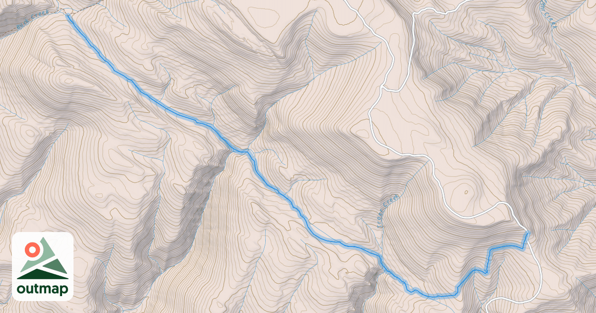 Map of Nottingham Ridge
