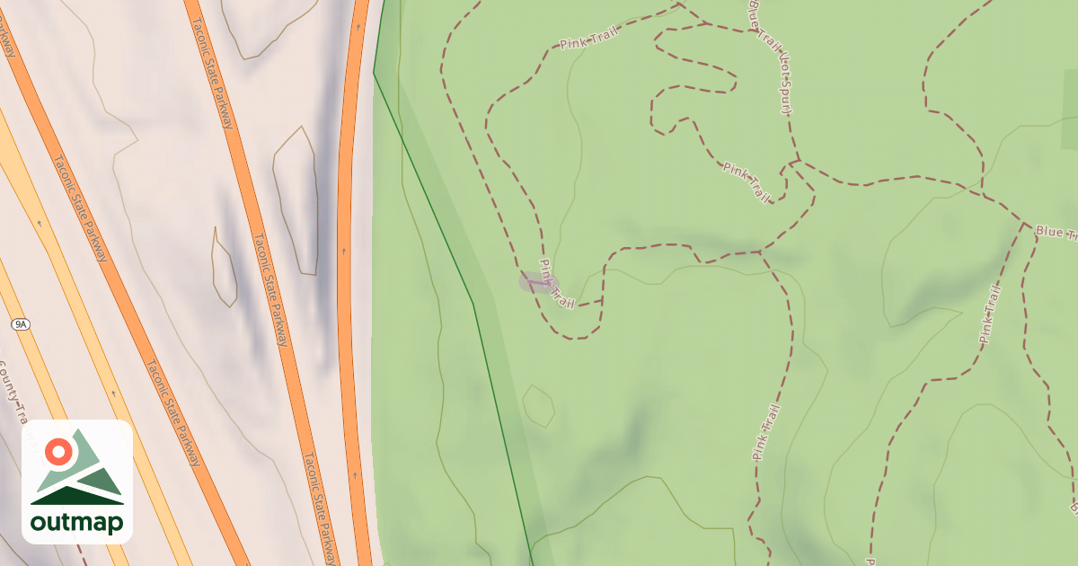 Map of Pink Trail