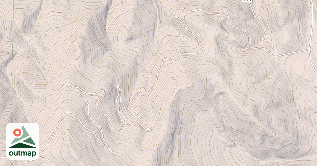 Map of HOG HOLLOW