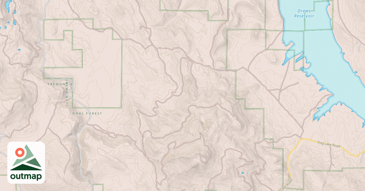 Map of BACHELOR CREEK