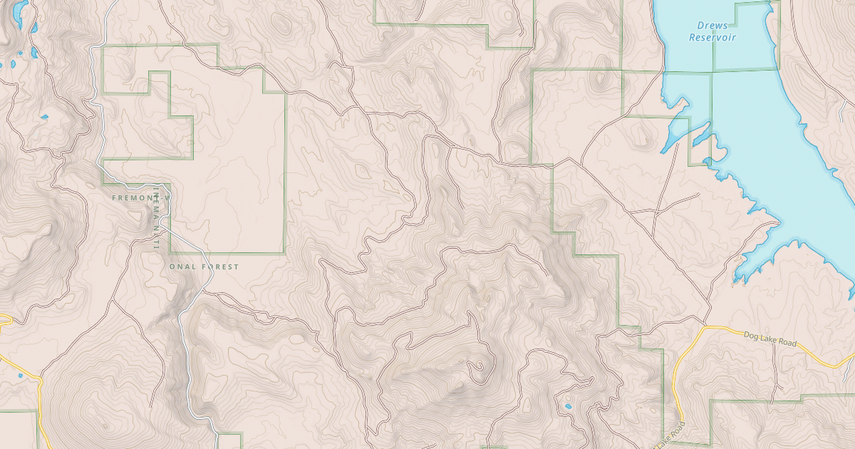 Map preview of BACHELOR CREEK