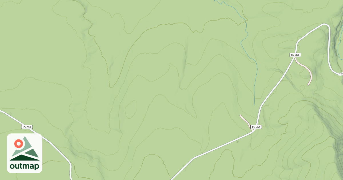 Map of CEDAR PASS CIRCLE 1Z