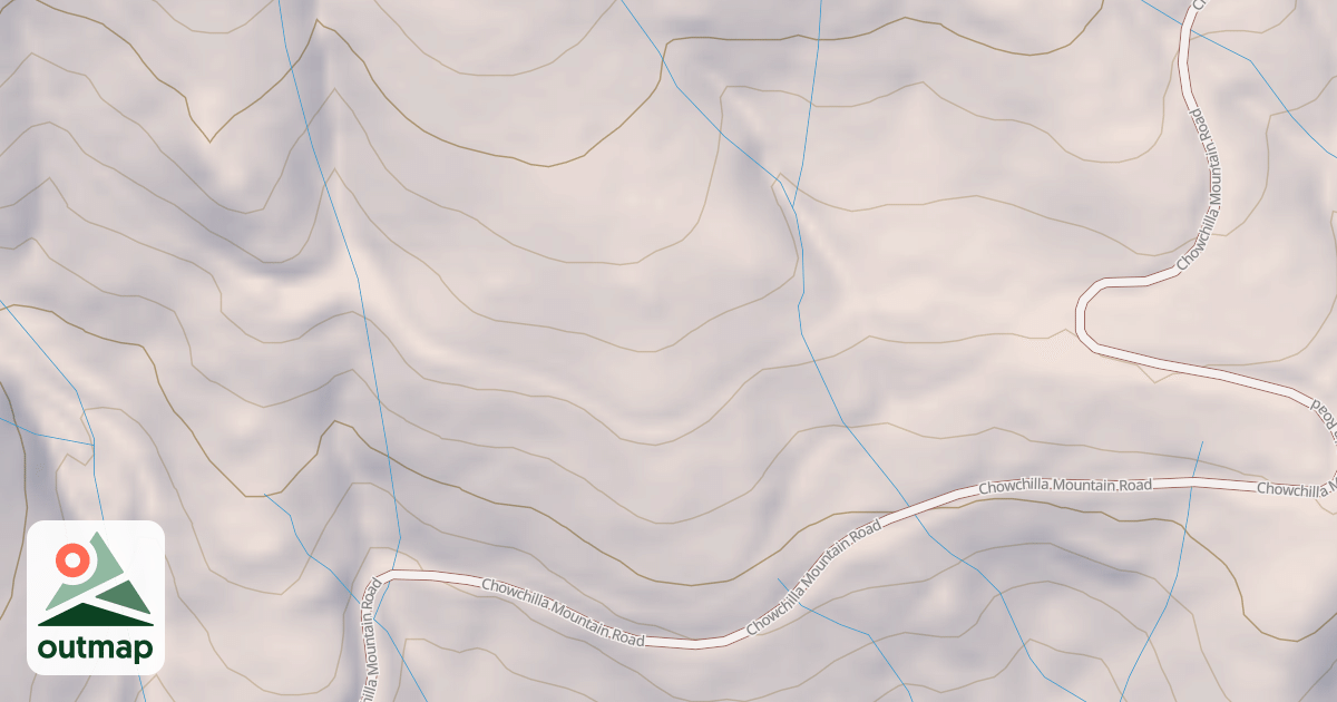 Map of CHOW SPUR