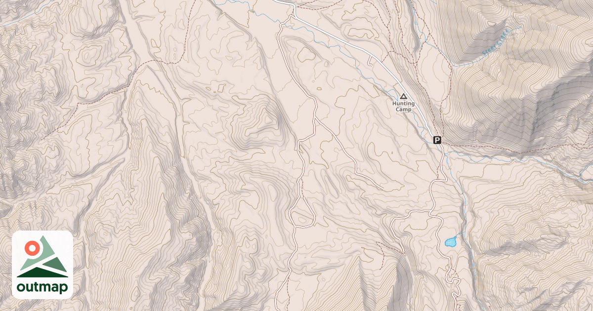 Map of BLIND TRAIL