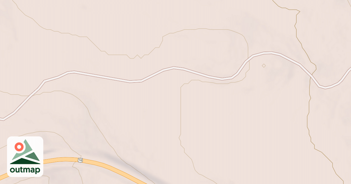 Map of Upper Hesse Creek