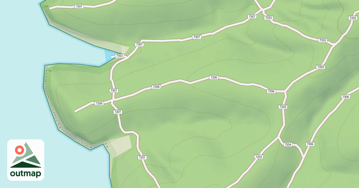 Map of USFS Motor Vehicle Use Map Trails 19437