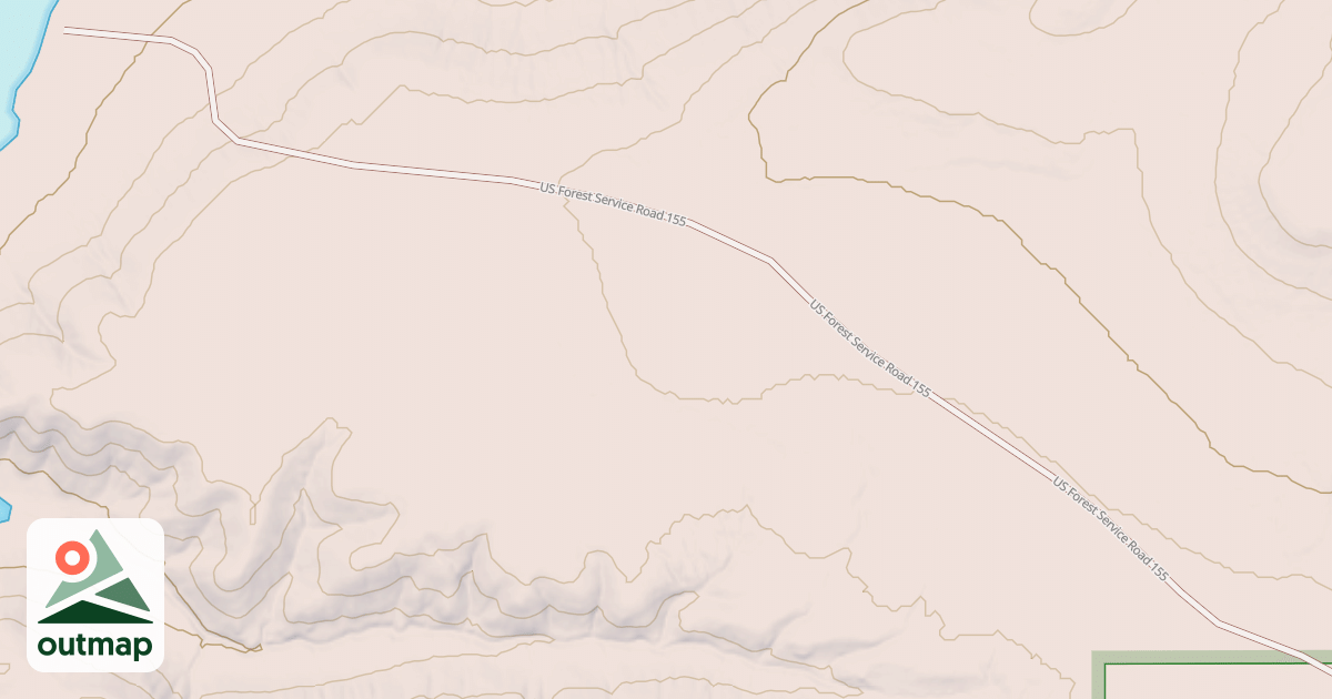 Map of EAST BUCKBOARD NORTH