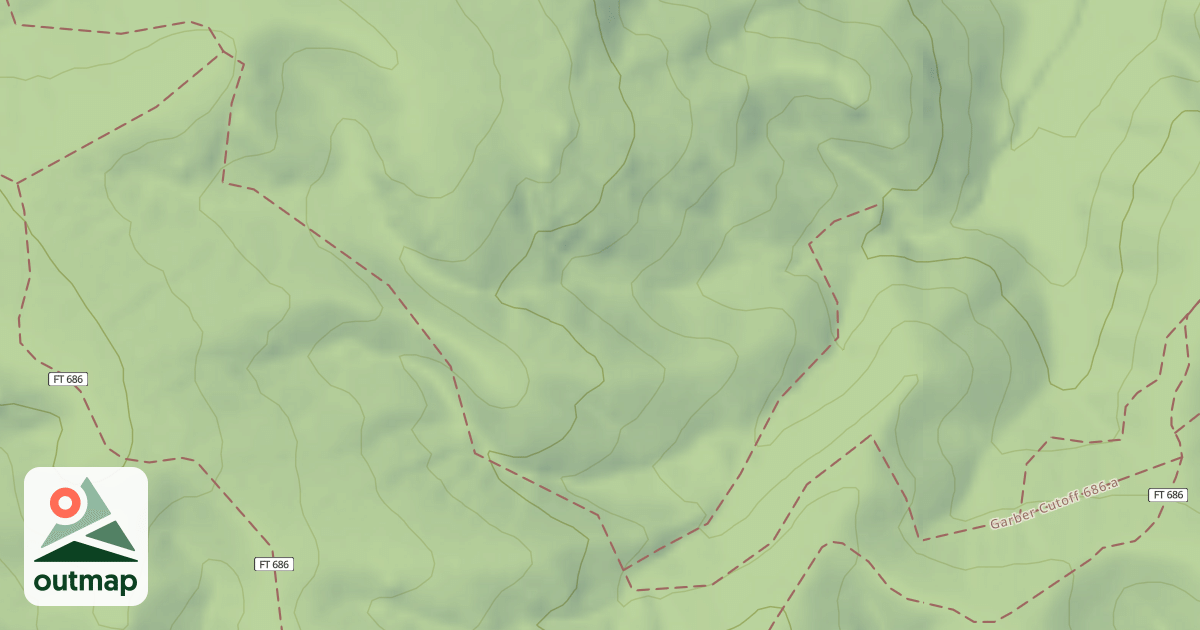 Map of GARBER CUTOFF
