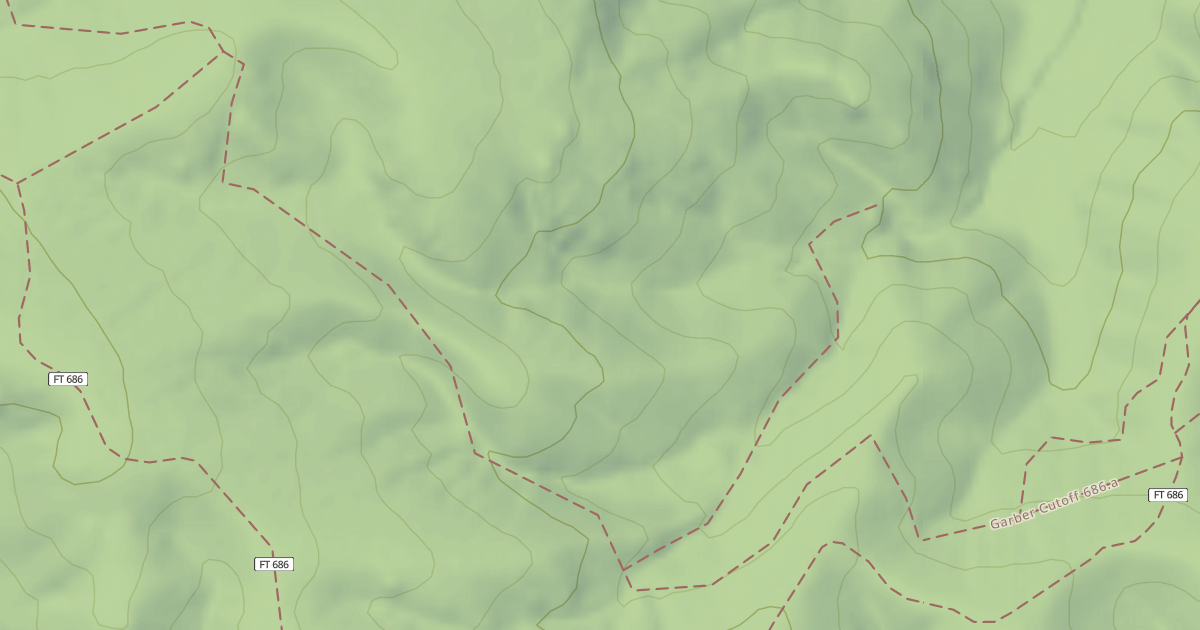 Map preview of GARBER CUTOFF