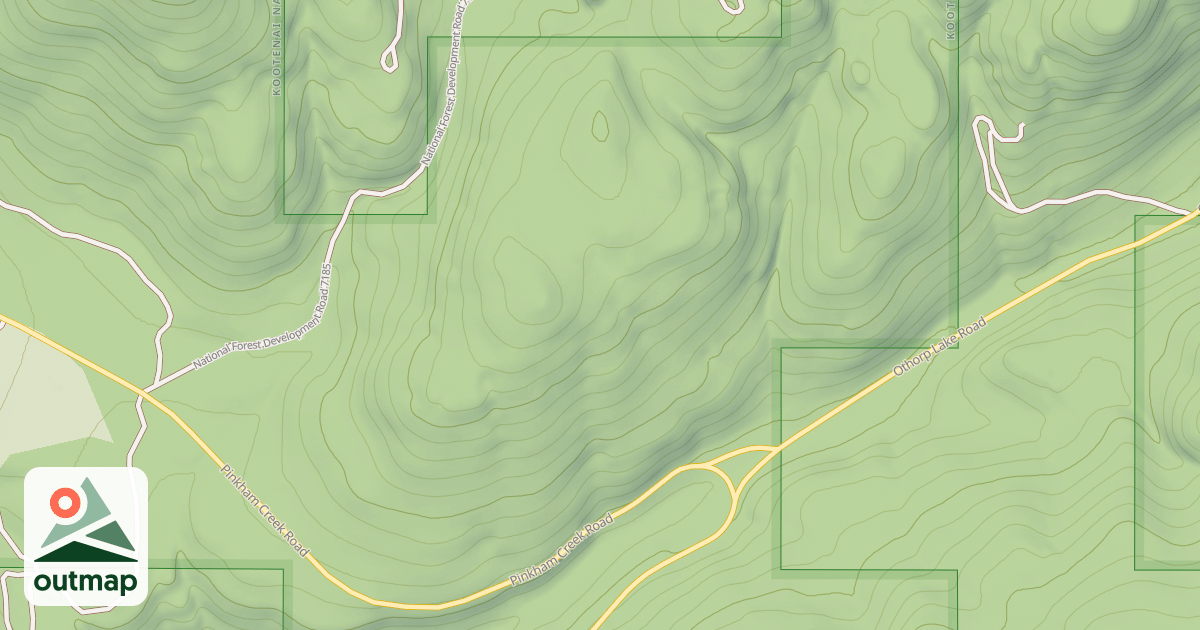 Map of BLACK BUTTE SOUTH RIDGE