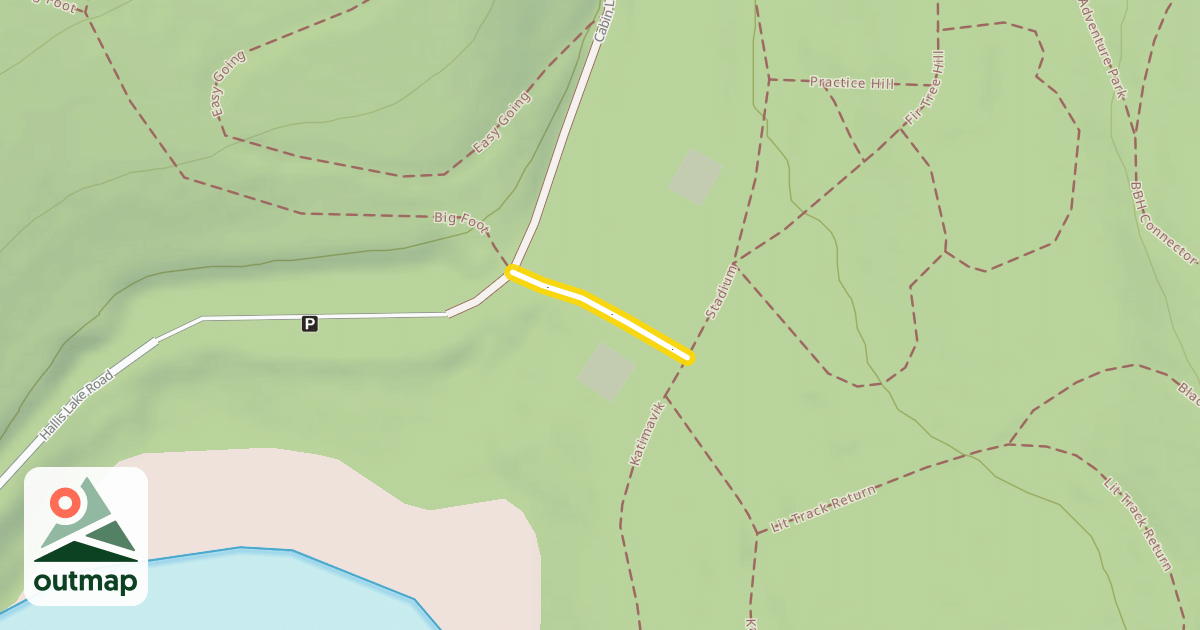 Map of Cabin Lap