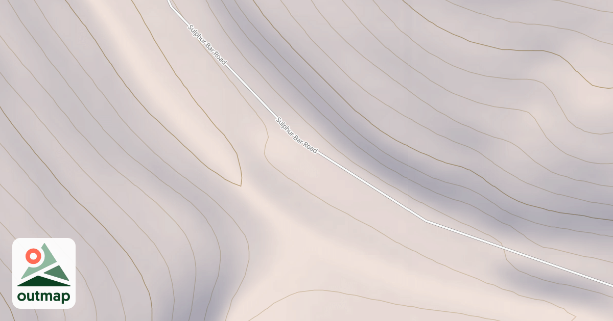 Map of SULPHUR BAR 132