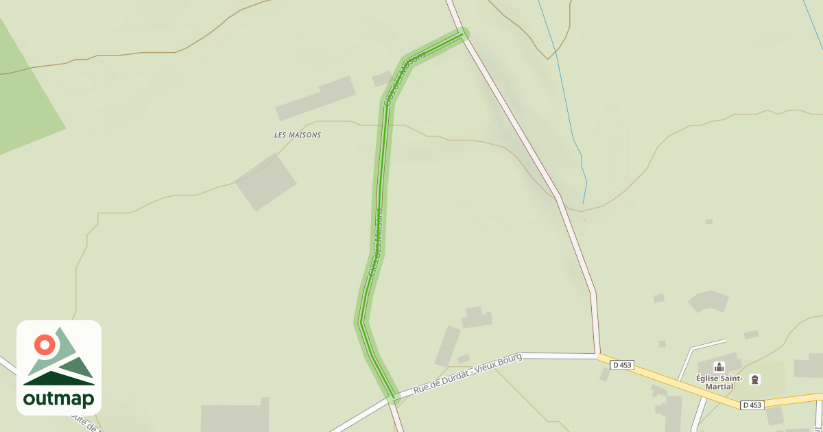 Map of Clos des Maisons