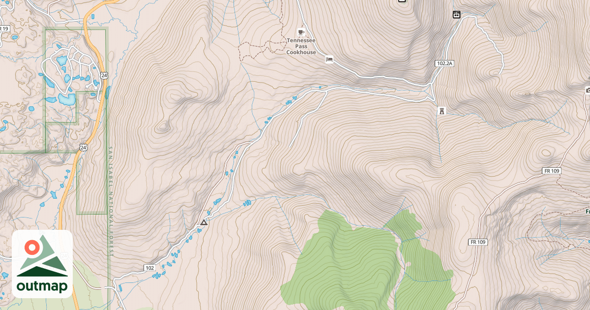 Map of EAST TENNESSEE