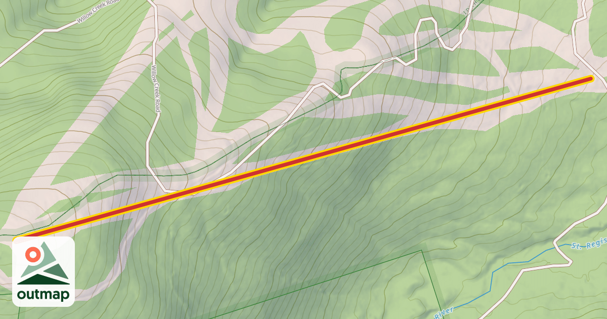 Map of Eagle Peak
