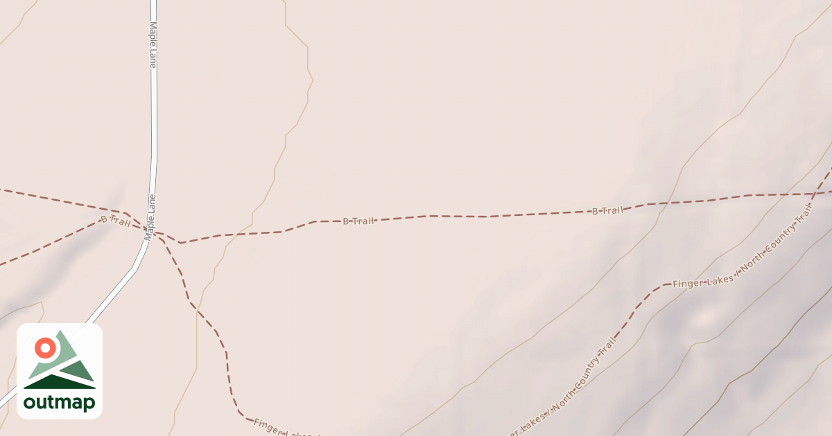 Map of B Trail