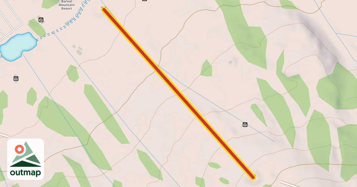 Map of Castle Peak Quad