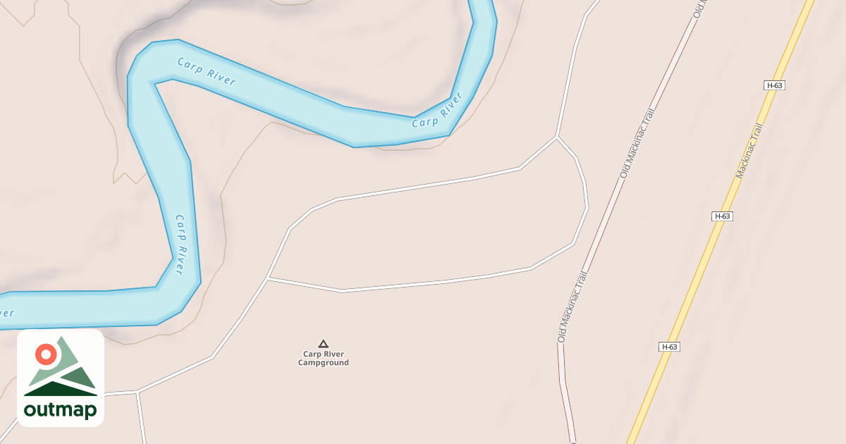 Map of CARP RIVER CG SPUR A