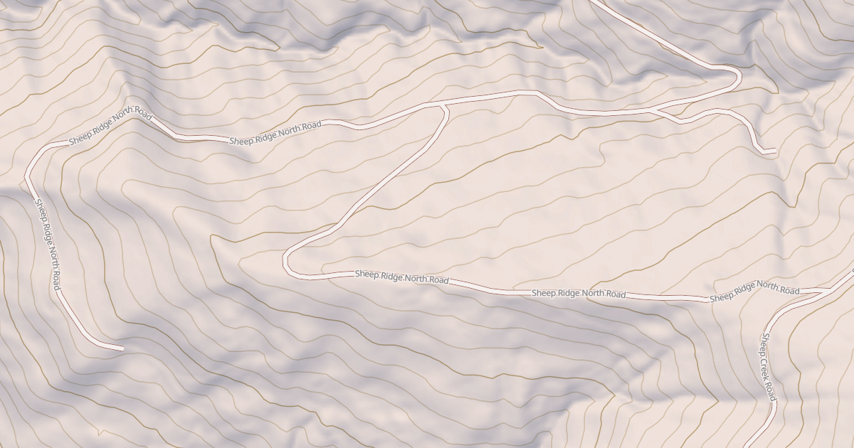 Map preview of SHEEP RIDGE NORTH