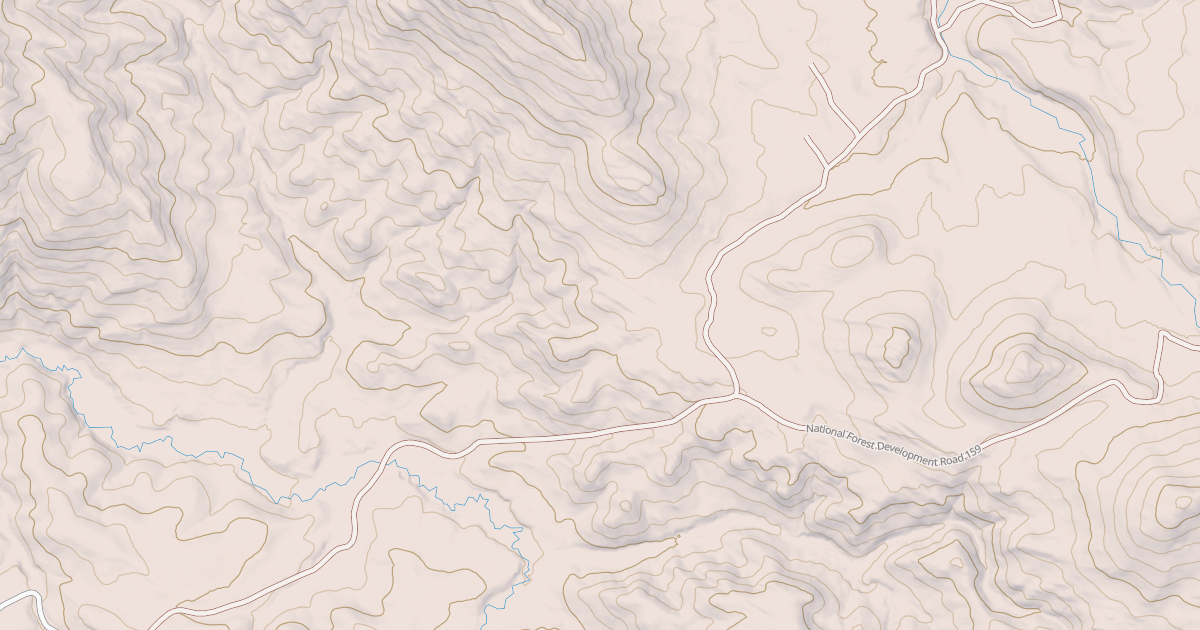 Map preview of SOUTH FORK BEAR CREEK
