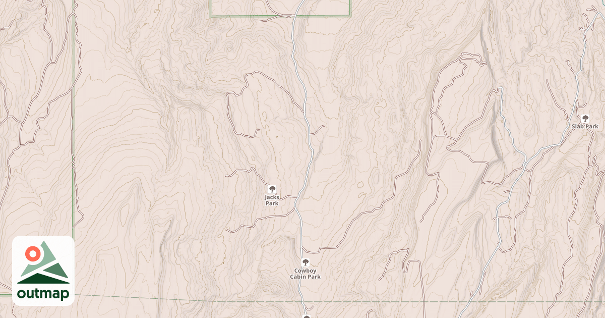 Map of WEST FORK SMITHS FORK-40074