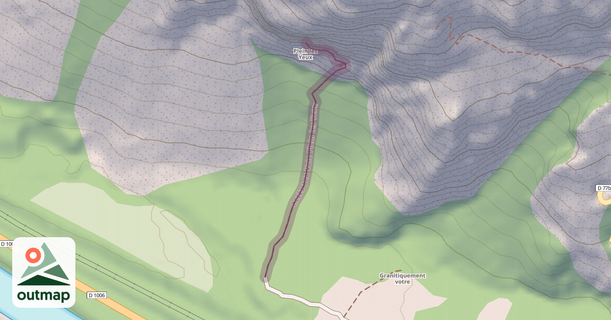 Map of Accès à la Voie Plein les Yeux