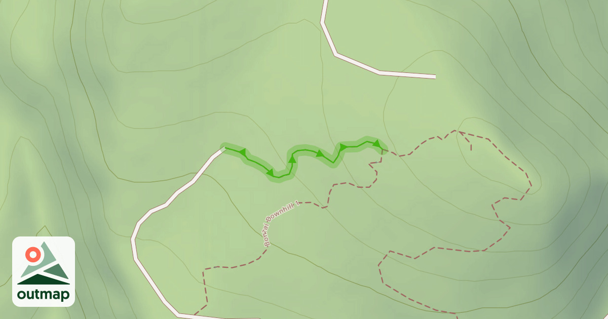 Map of Push Up Trail