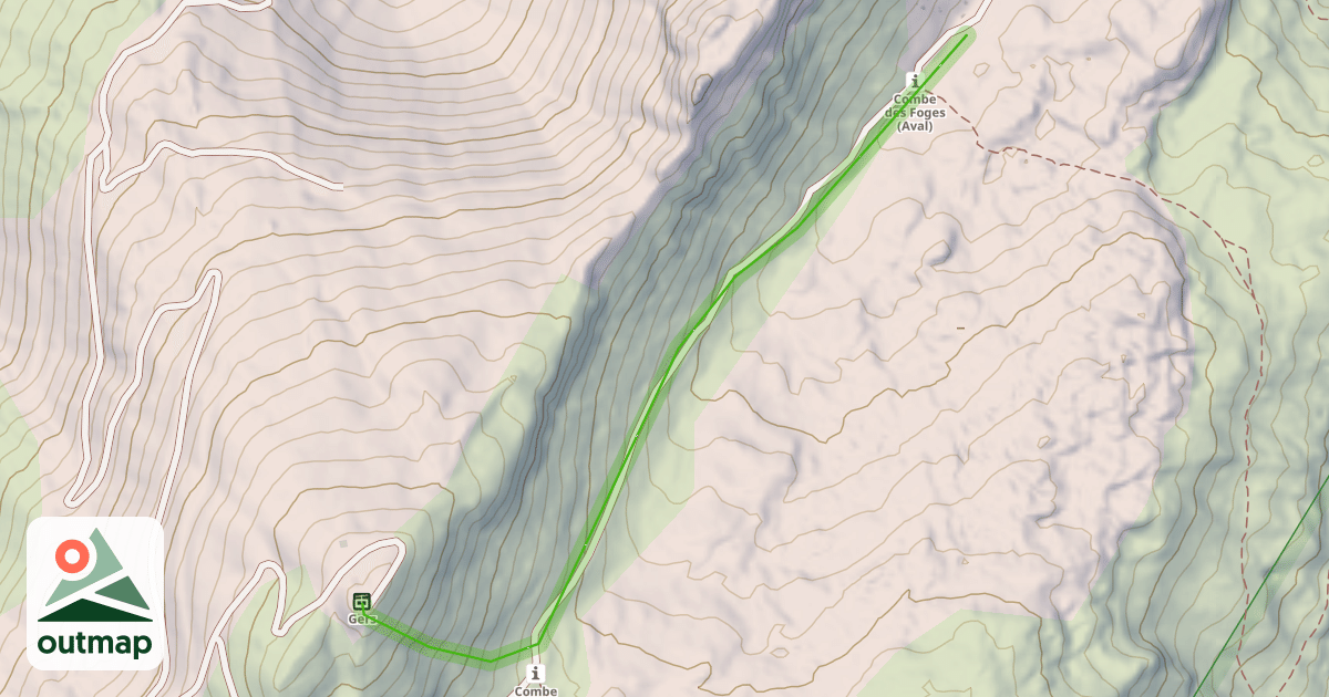 Map of La Peuf