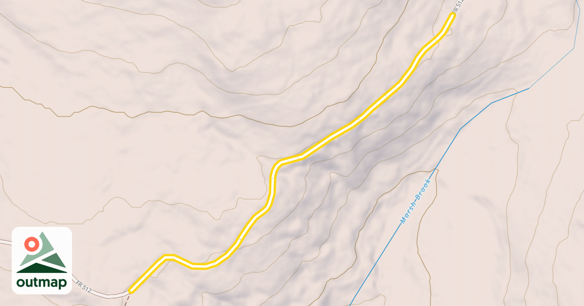 Map of FR 512