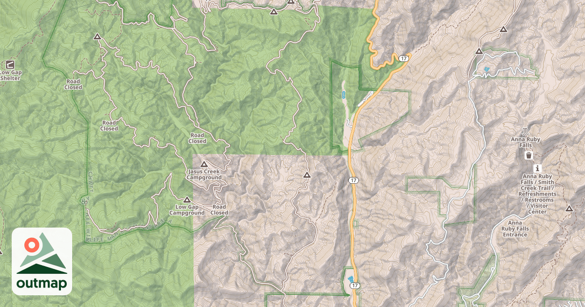 Map of MARTIN BRANCH