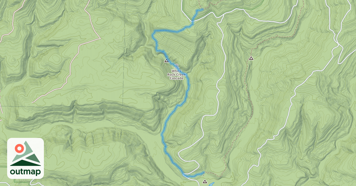 Map of White Rock Shores Lake Loop West