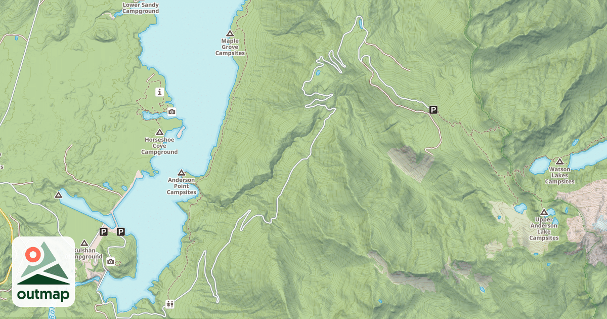 Map of ANDERSON CREEK SNOWMOBILE 1107