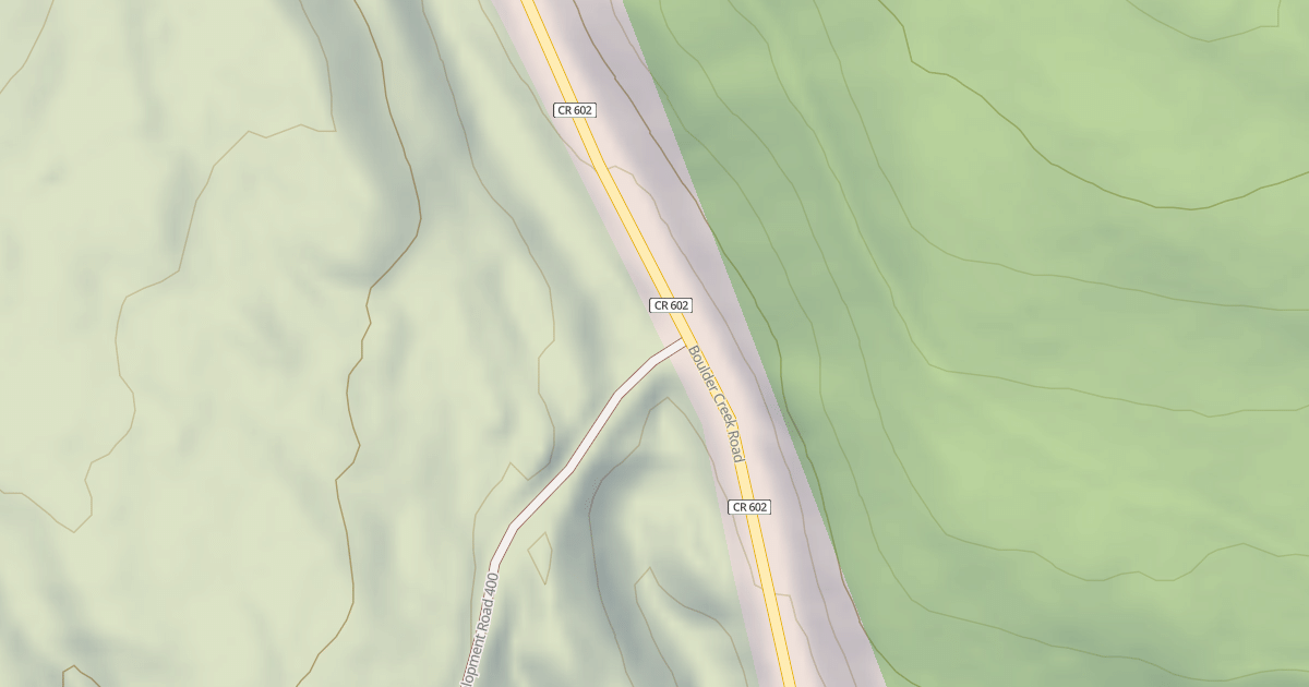 Map preview of USFS Motor Vehicle Use Map Roads {97FB9F40-D305-4304-AC52-EB1C7C0402AB}