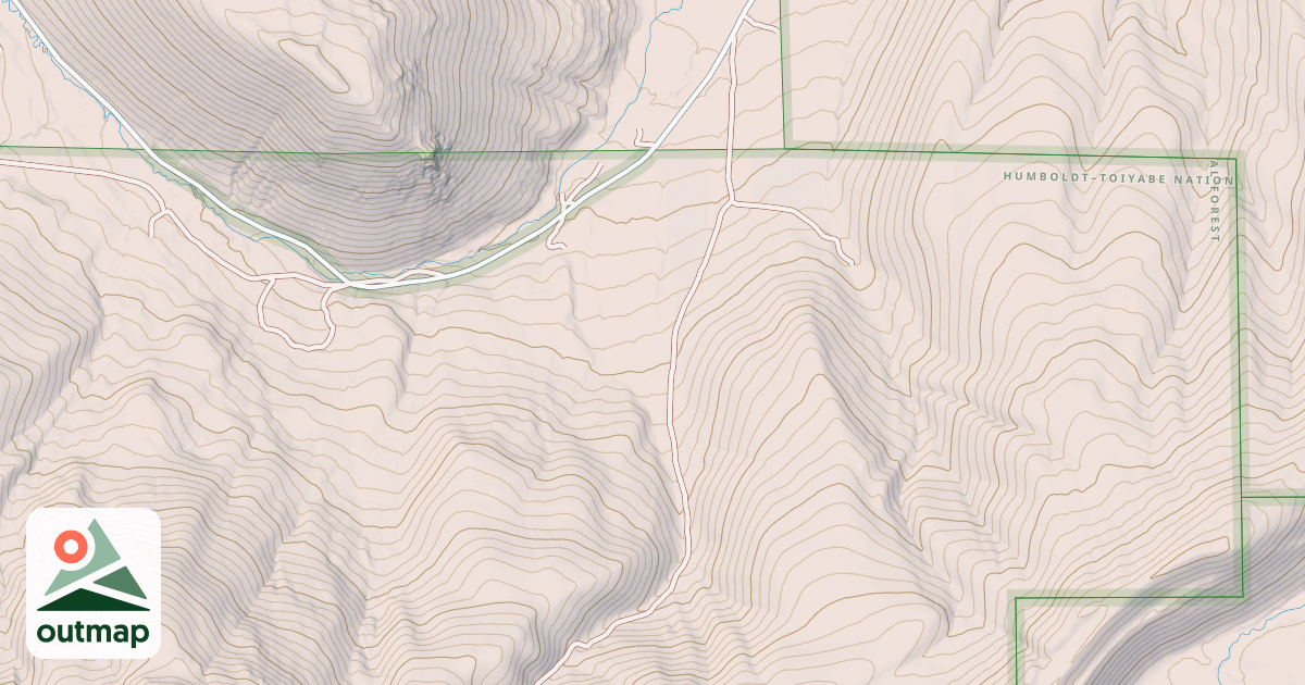 Map of CAMERON CANYON ROAD