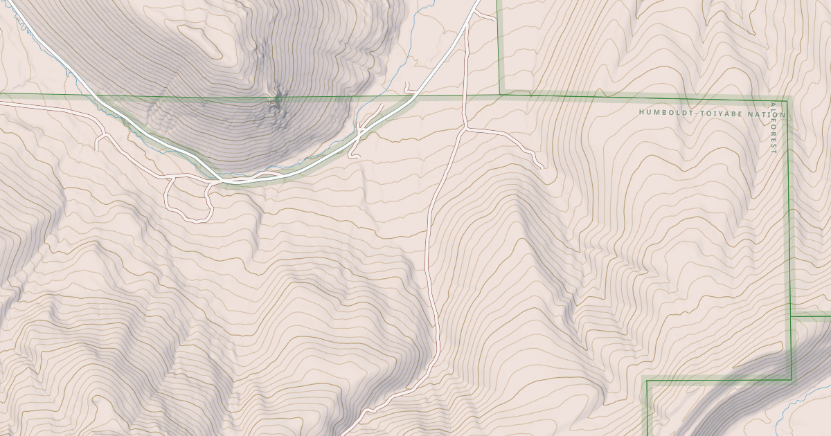 Map preview of CAMERON CANYON ROAD