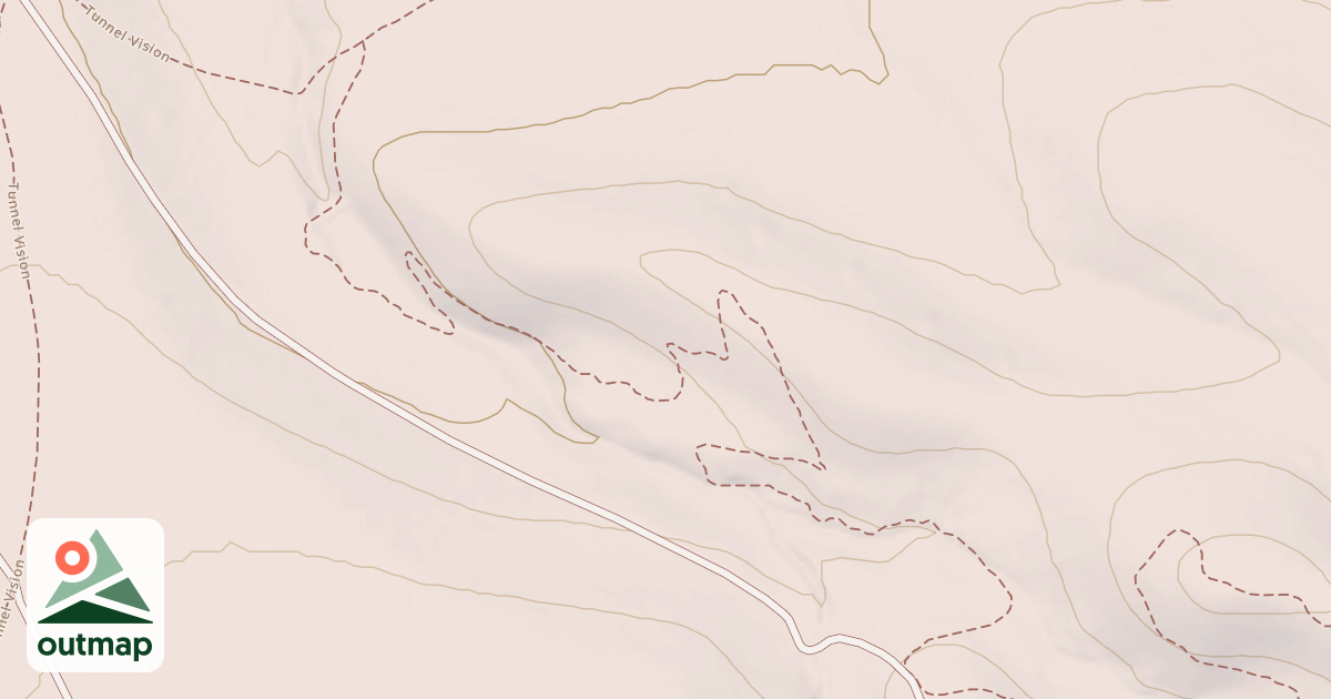 Map of Bloody Shins Trail