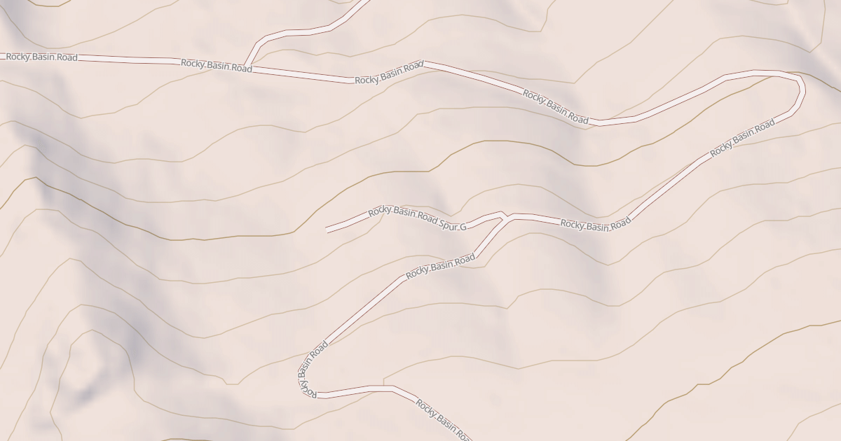 Map preview of ROCKY BASIN G SPUR