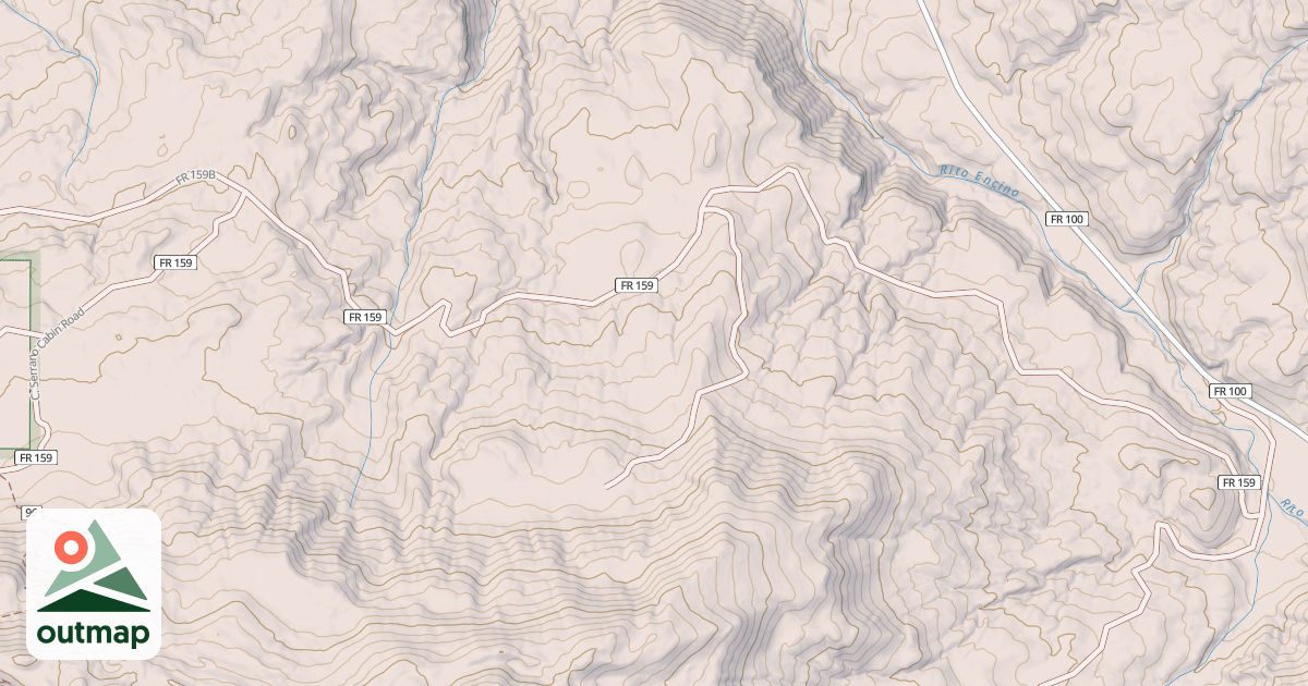 Map of C. SERRANO CABIN