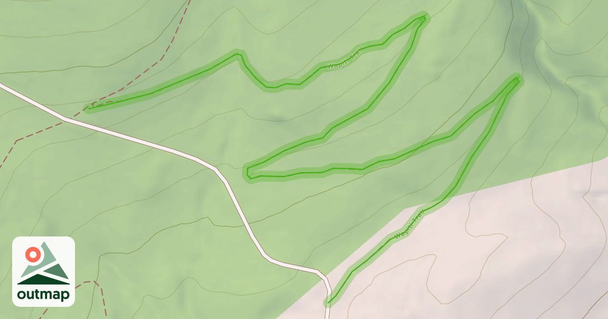 Map of Wapiti Trail
