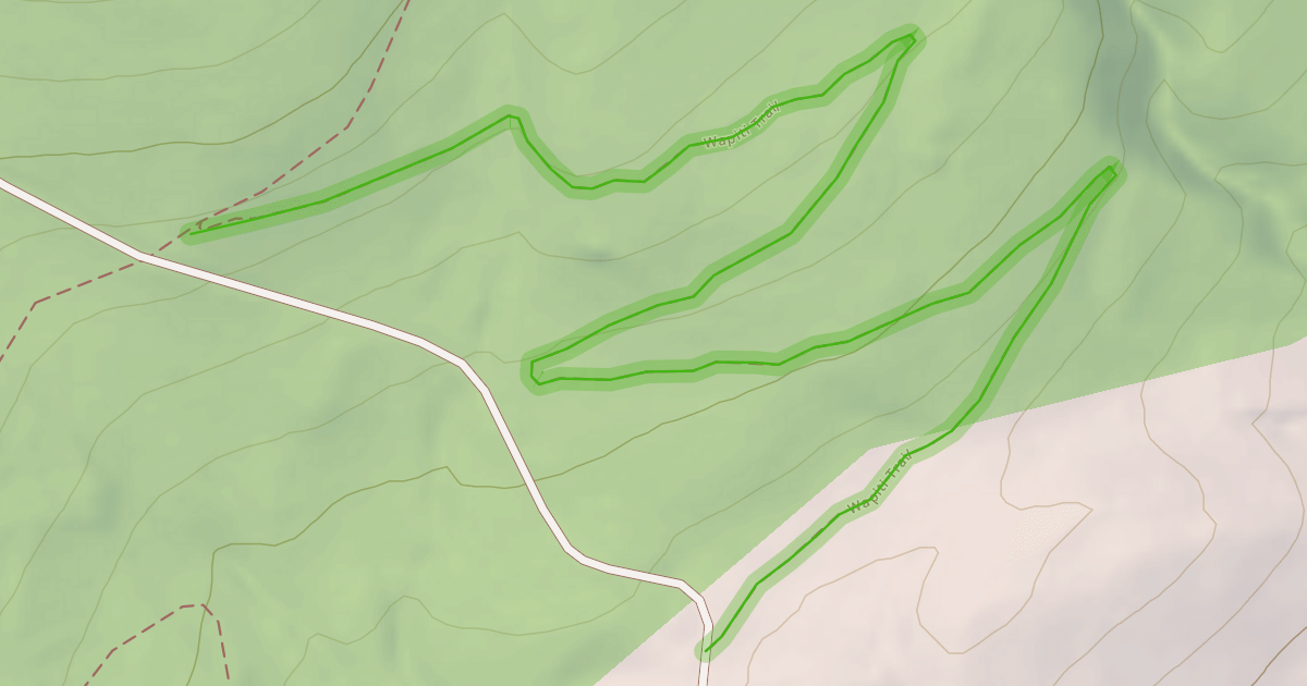 Map preview of Wapiti Trail