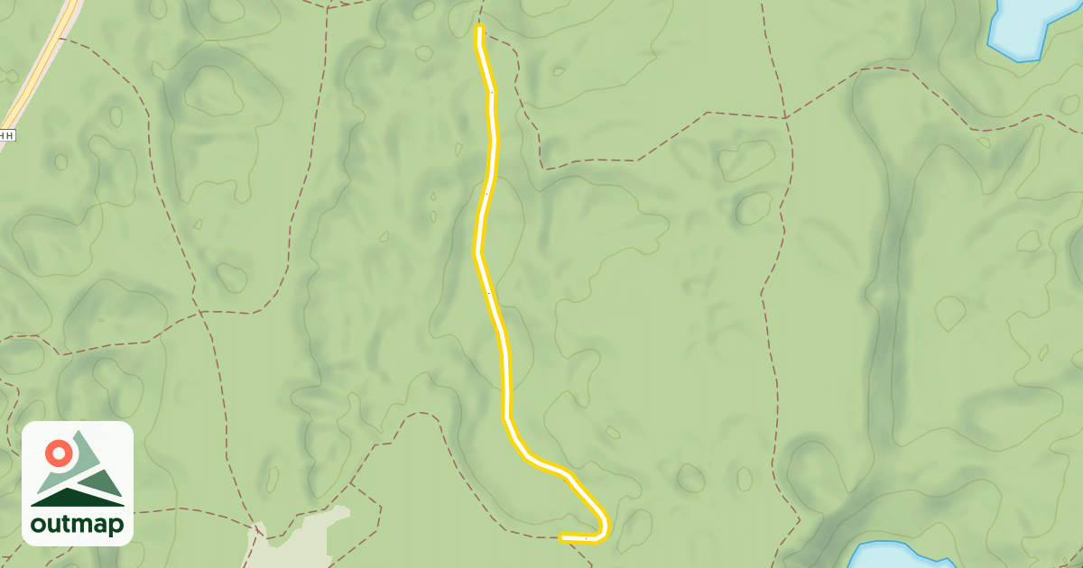 Map of Red Trail