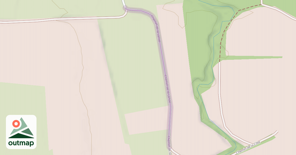Map of Chemin de la Lande