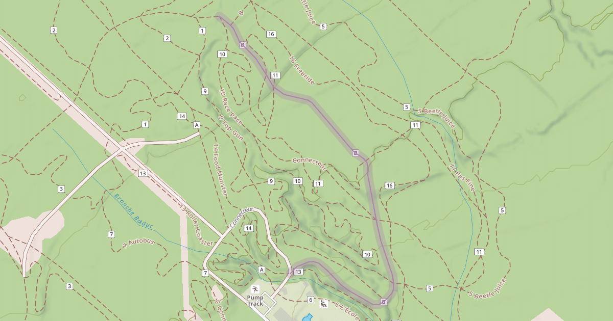 Map preview of B Remonte Pente Secondaire